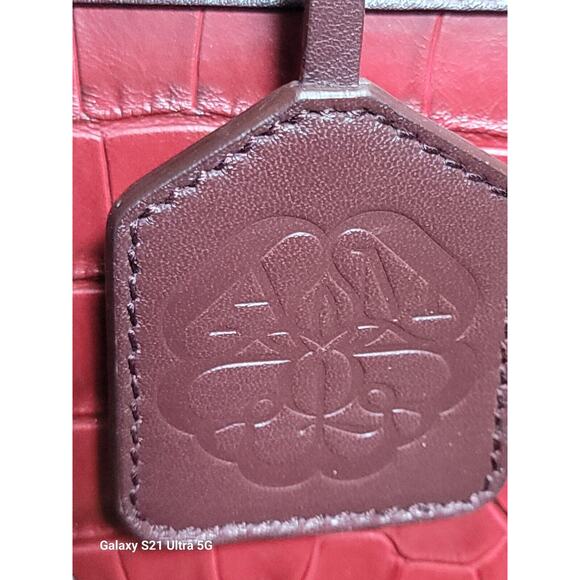 Alexander McQueen Leather/Tall Story/2Way/Tote Bag Red Women's - Picture 5 of 16